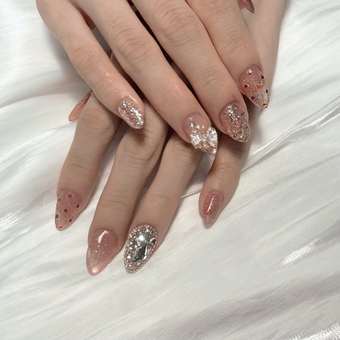 ネイル ハンドネイル salon coco うるツヤ韓国ネイルのネイルデザイン