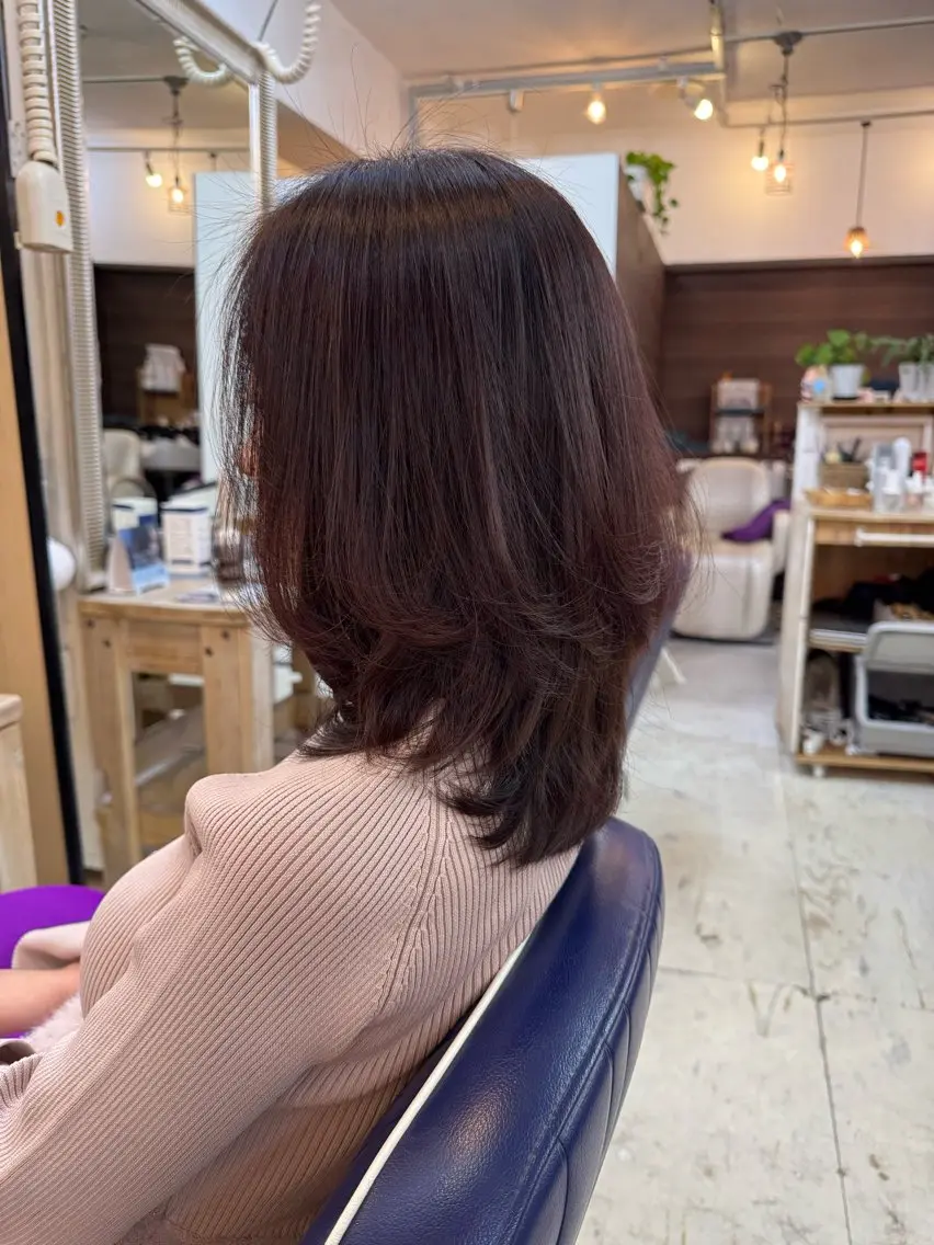 セミロング 仲田 大記のヘアスタイル
