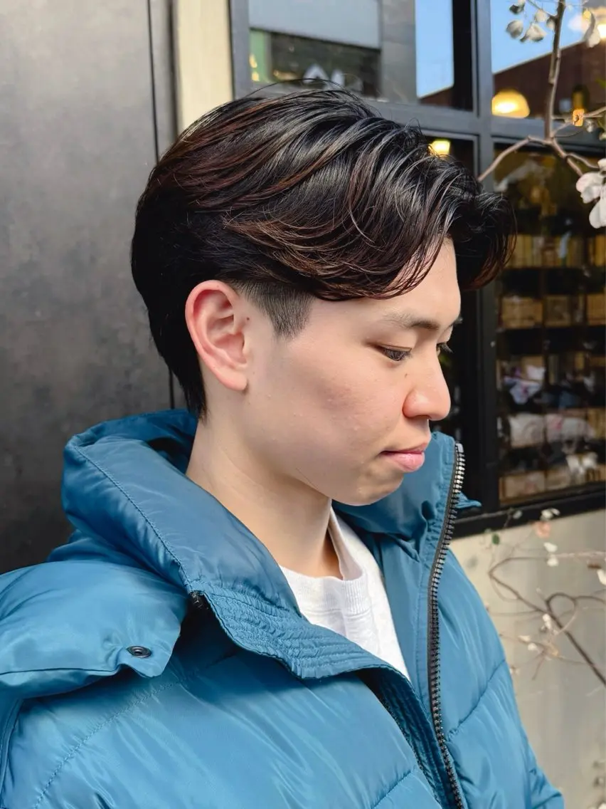 メンズツーブロックメンテナンスカット✂︎(サイドの部分のみ)の写真