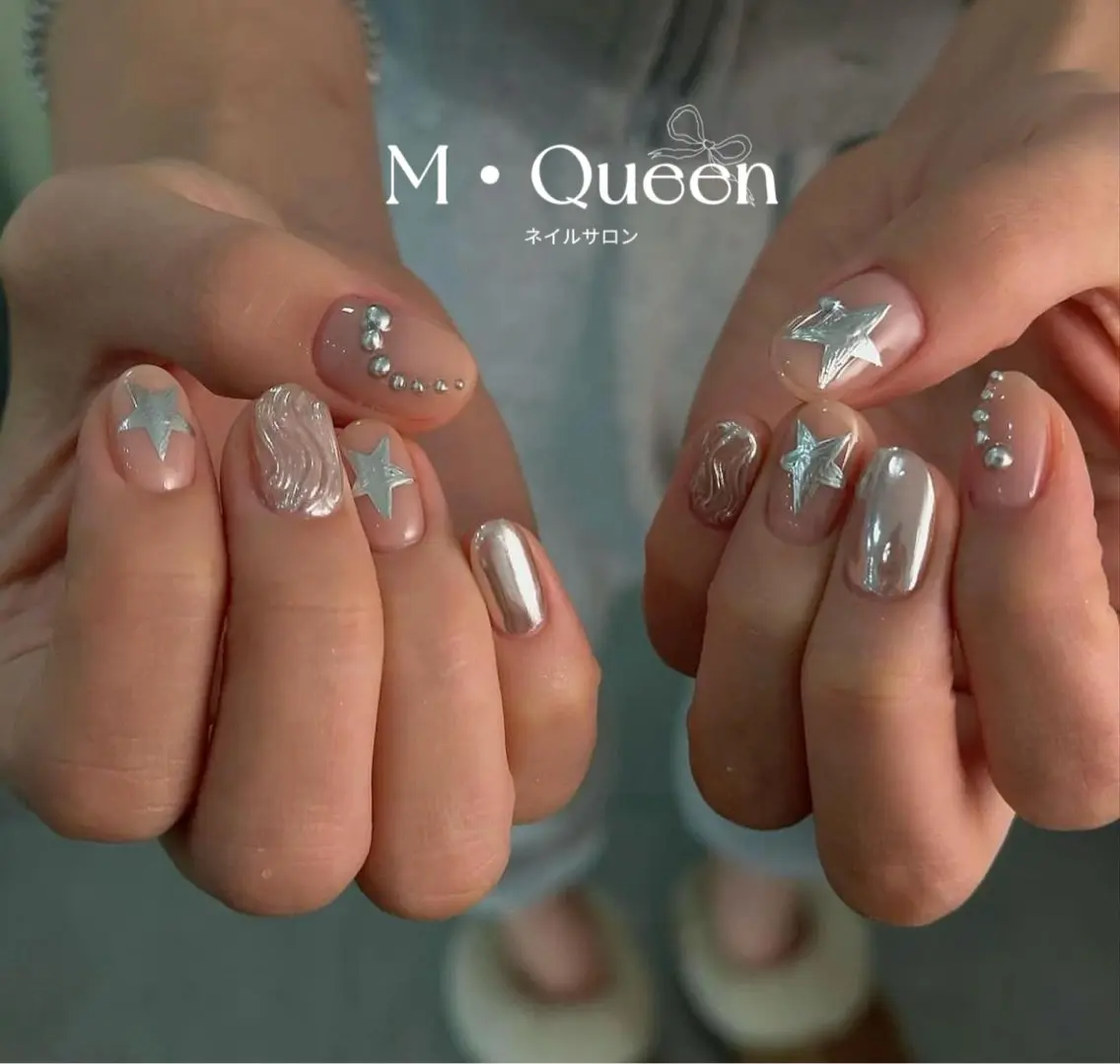 ネイル MQueen ネイルサロンマルのネイルデザイン