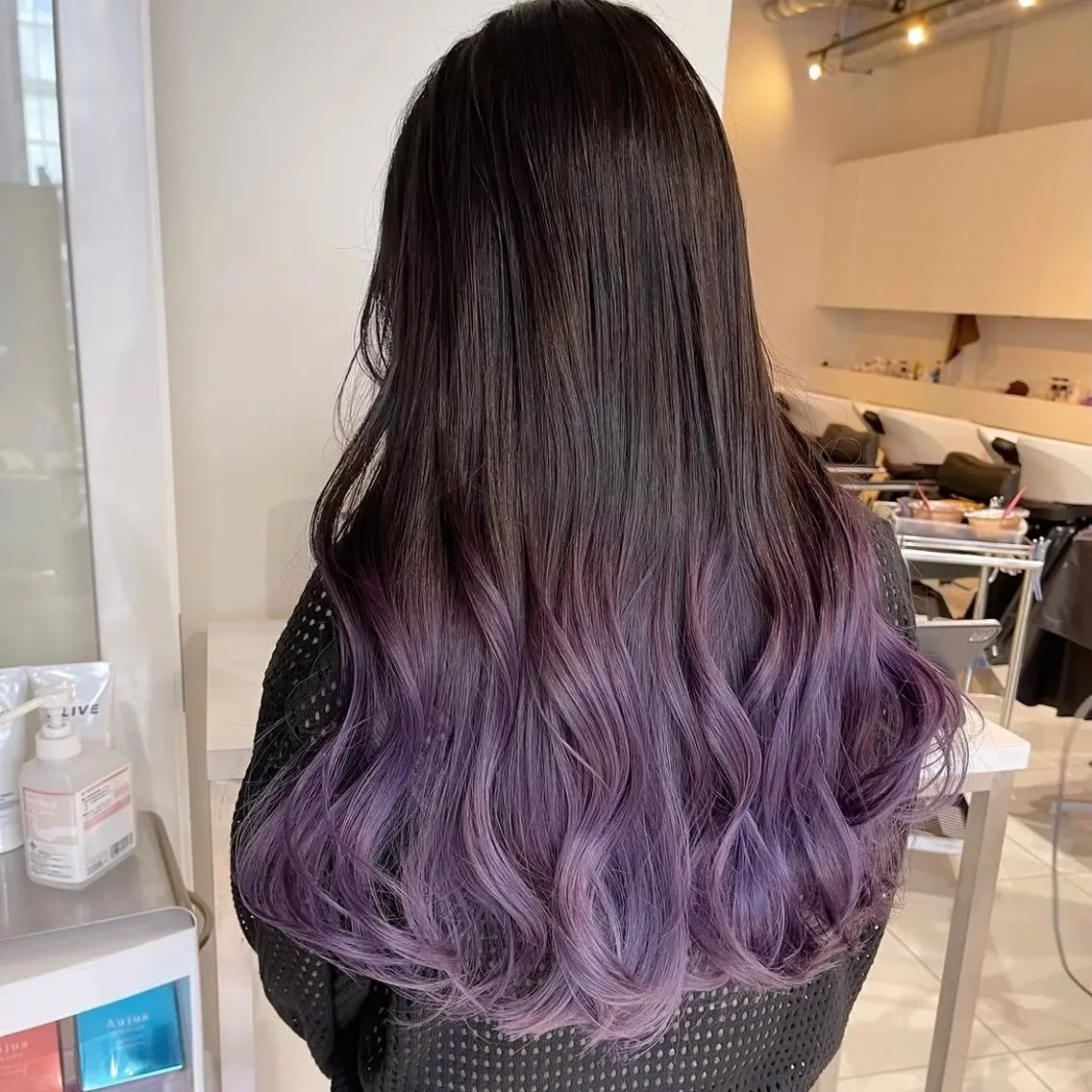 ミディアム カラー ヘアカラー トリートメント ⭐️無料！カット モデル募集⭐️夕貴のヘアスタイル