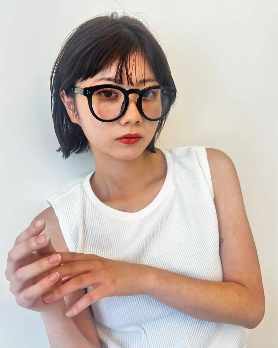 ショート Ore🫧タナカマヤ /柔らかい質感カラーのヘアスタイル