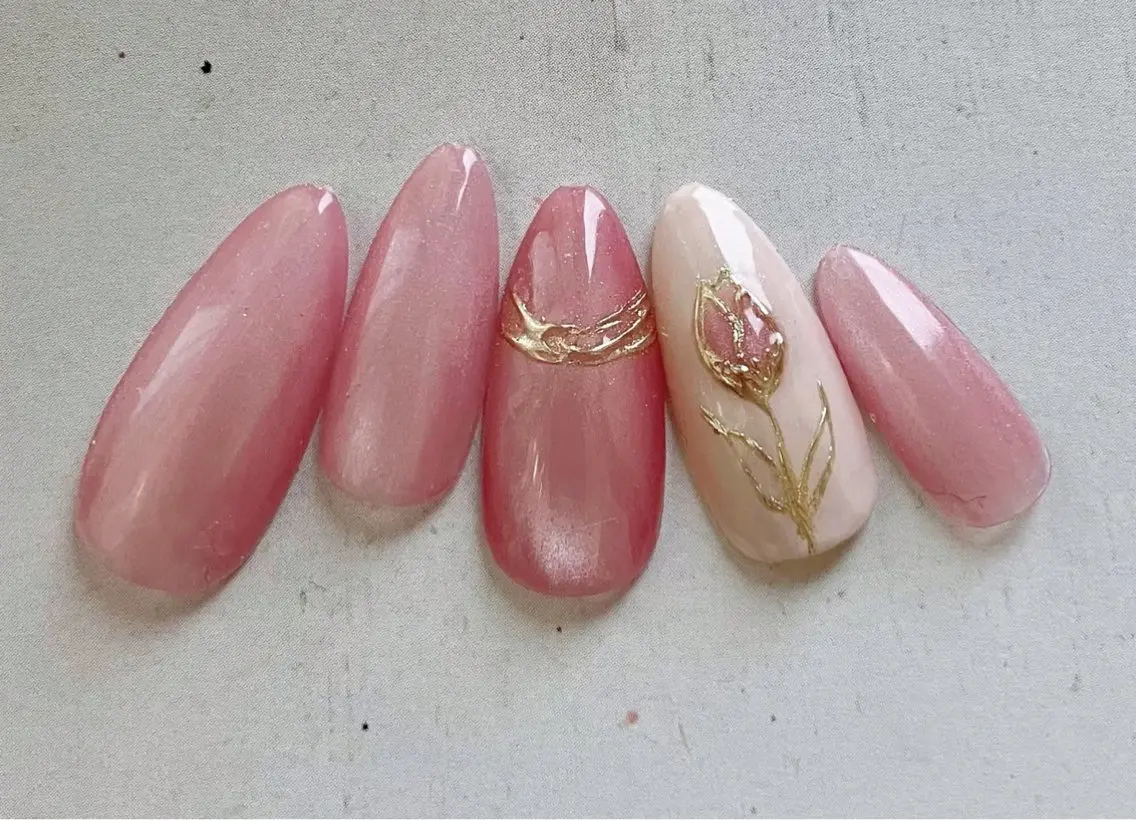 ネイル アートネイル オーロラネイル 長さ出し フラッシュネイル フットネイル ハンドネイル ╹◡╹MimoEye lash🌻Nailのマツエク・マツパデザイン