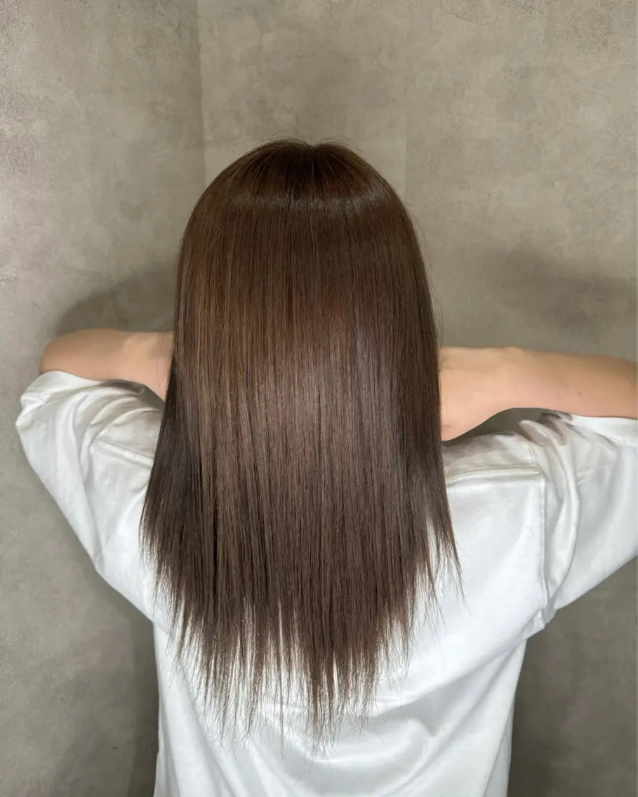 セミロング トリートメント lisa  ︎︎のヘアスタイル