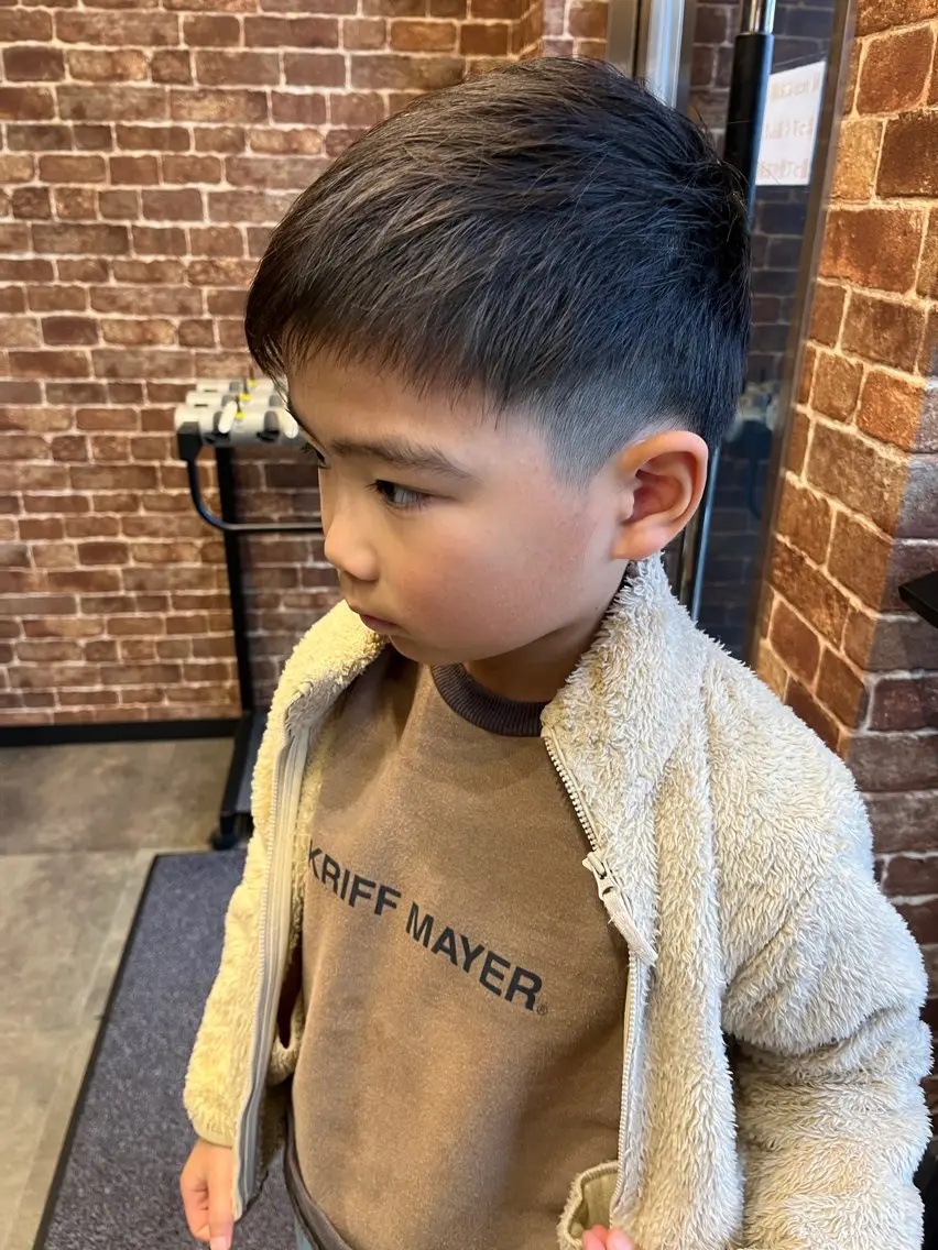 ショート メンズ キッズ 久木原 ゆりのヘアスタイル