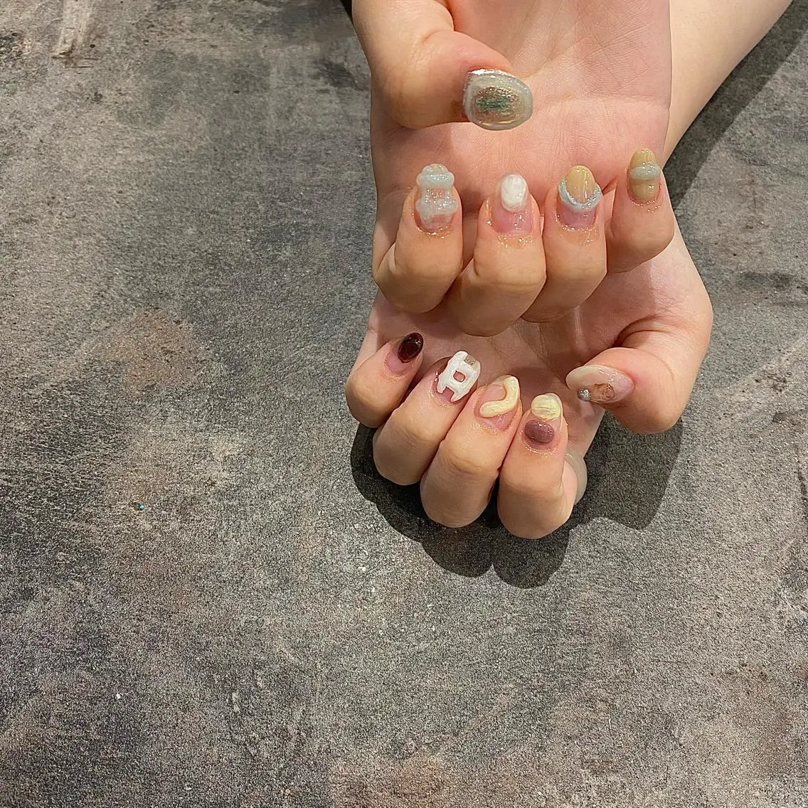 ネイル ハンドネイル 鶴田୨ৎmaison de NALIのネイルデザイン