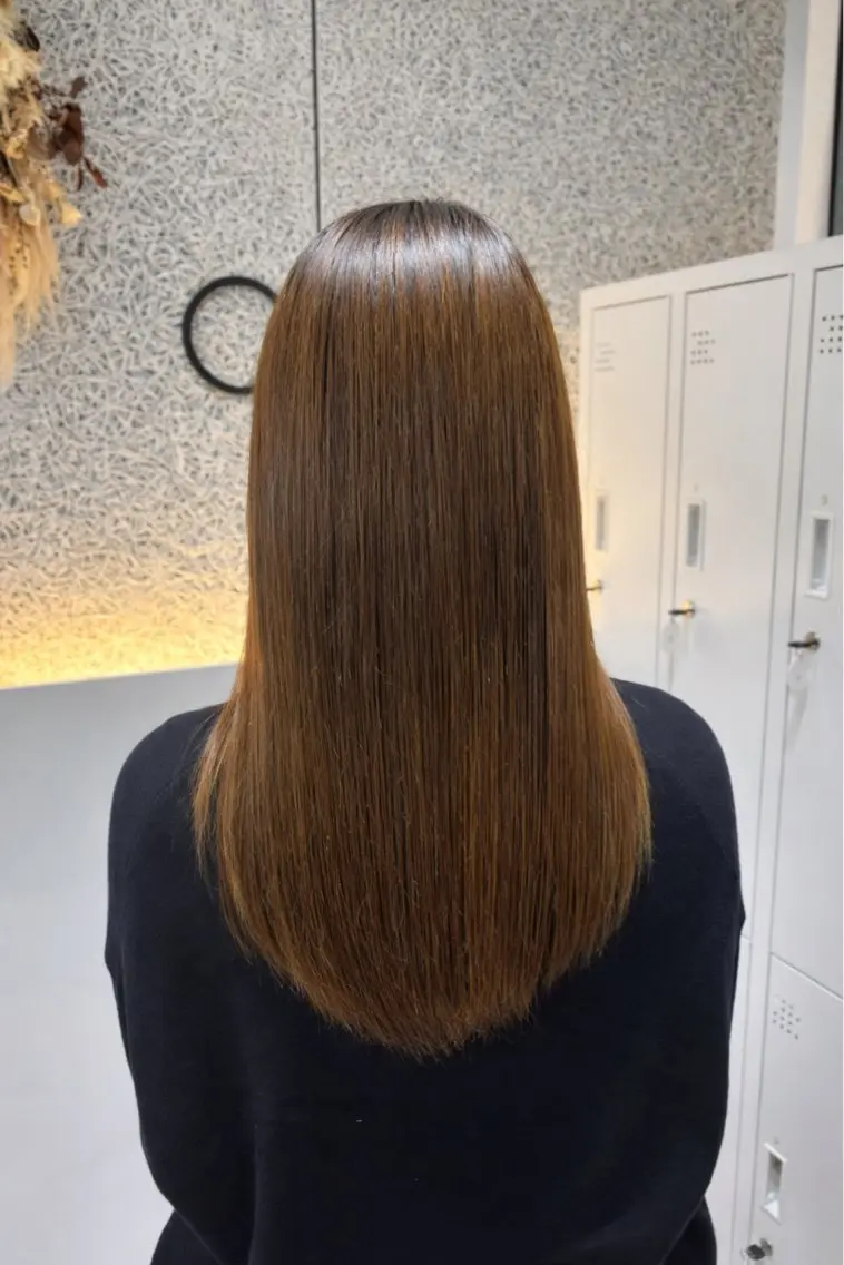 縮毛矯正 Ops hair カラー/縮毛矯正のヘアスタイル
