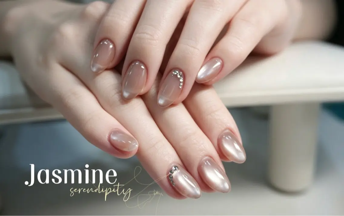 ネイル ニュアンスネイル オフィスネイル シンプルネイル ストーンネイル ハンドネイル Sora Nailのネイルデザイン