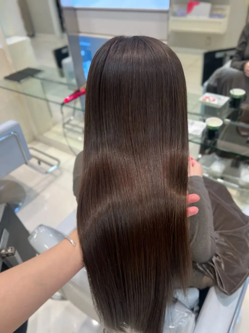 ロング カラー アッシュ 銀座/カラー 🎀momo🎀のヘアスタイル