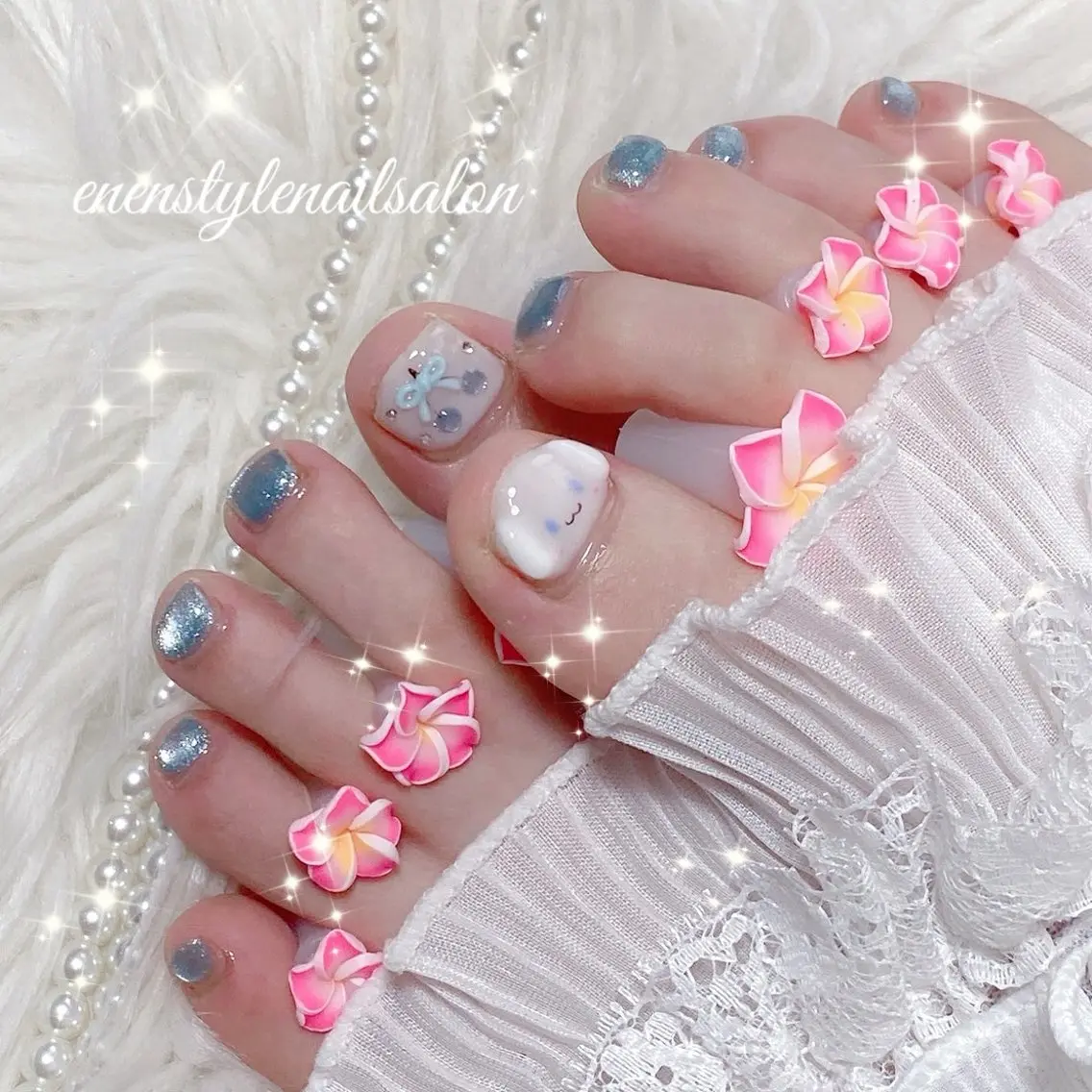 ネイル ハンドネイル フットネイル 🐾enen style 🐾のネイルデザイン