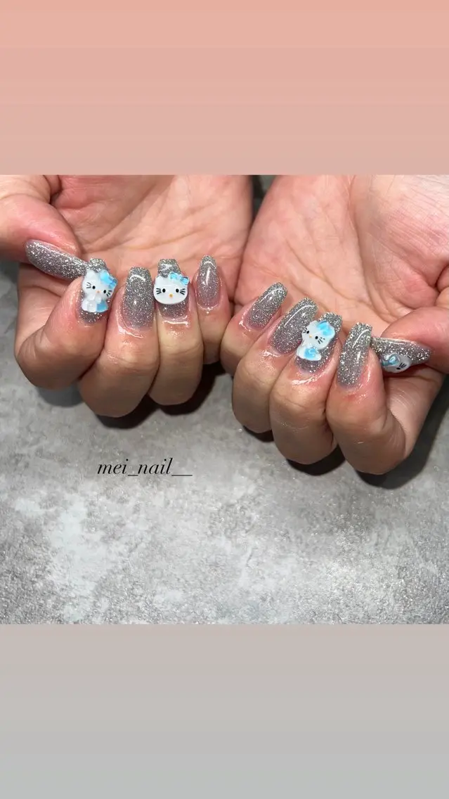 ネイル フラッシュネイル est nail 永山のネイルデザイン