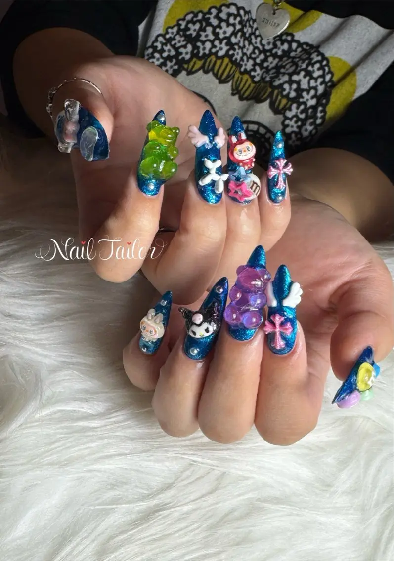 ネイル 長さ出し ロングネイル スカルプネイル ショートネイル ハンドネイル NailTailor ネイルテイラーのネイルデザイン