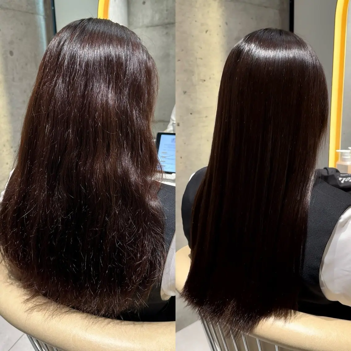 ロング カット 縮毛矯正 トリートメント ✨髪質改善特化✨副 店長椎葉信乃介のヘアスタイル