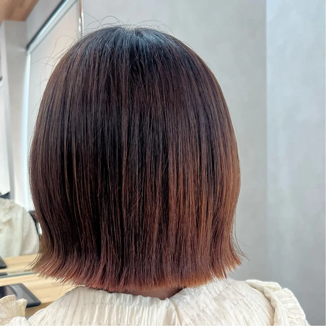 ショート ボブ 外ハネヘア 古澤 陽奈のヘアスタイル