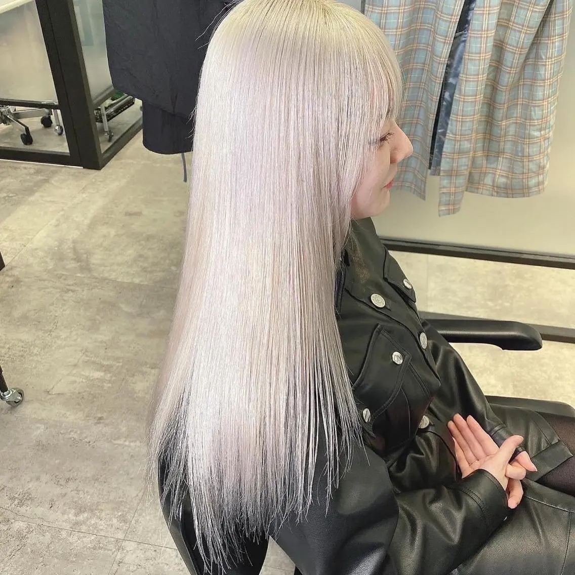 ロング カラー ヘアアレンジ ヘアカラー トリートメント 🫧新宿 透明感 カラー/サスケ🫧のヘアスタイル