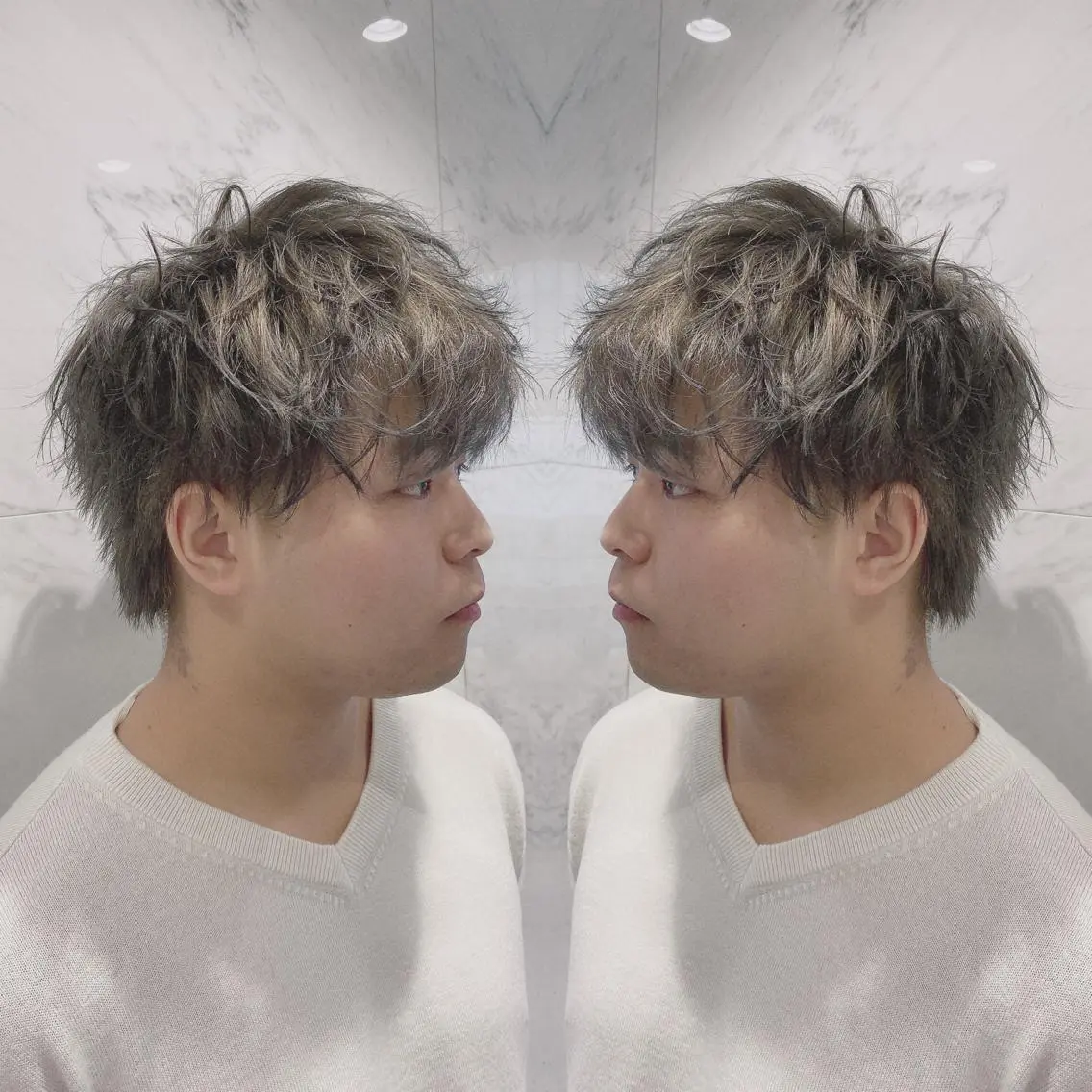 ショート カラー メンズ カット ヘアカラー 重政 和樹のヘアスタイル