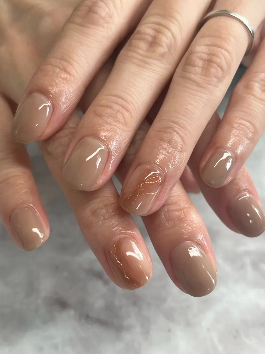 ネイル ニュアンスネイル Nailsalon C.U.Eのネイルデザイン