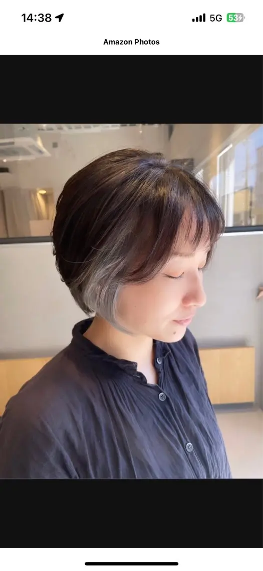 ショート カラー カット ヘアカラー レイヤーカット/美髪 矯正🫧/中本輝人のヘアスタイル