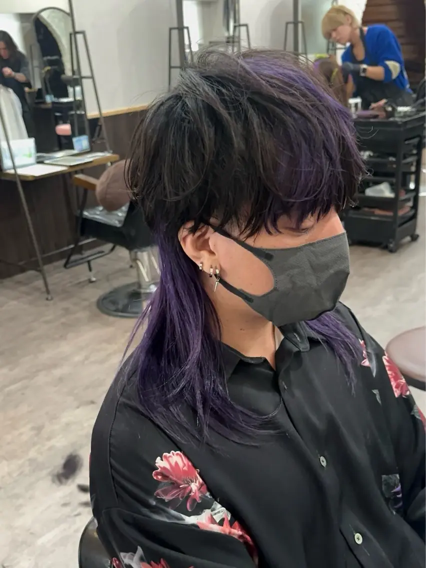ミディアム ヘアカラー 💖透明感カラー HAYATO💖のヘアスタイル