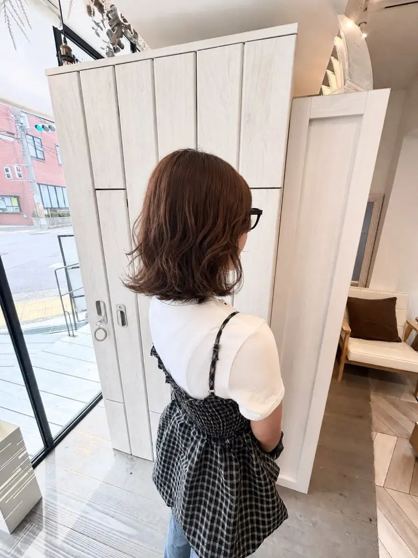 ミディアム カラー ブラウンカラー ヘアカラー 〔LaNA〕 Nozomiのヘアスタイル