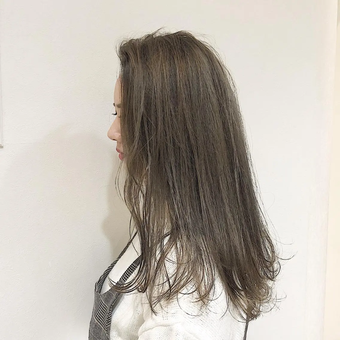 ミディアム カラー カラーモデル募集中 美容室ハピスのヘアスタイル