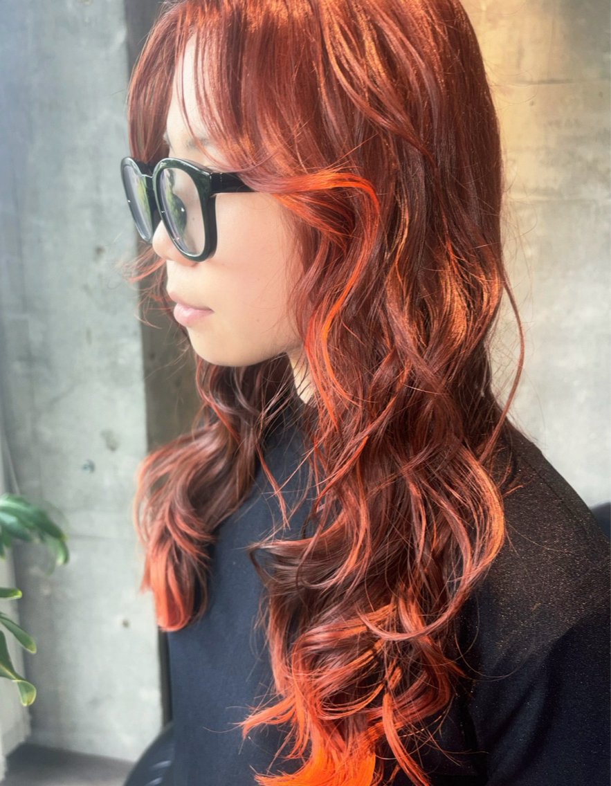 セミロング ヘアカラー トリートメント Cocona🦤 ハイトーン/レイヤーのヘアスタイル