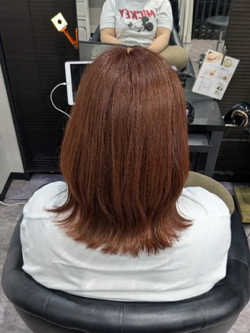 カラー 多田 遥香のヘアスタイル