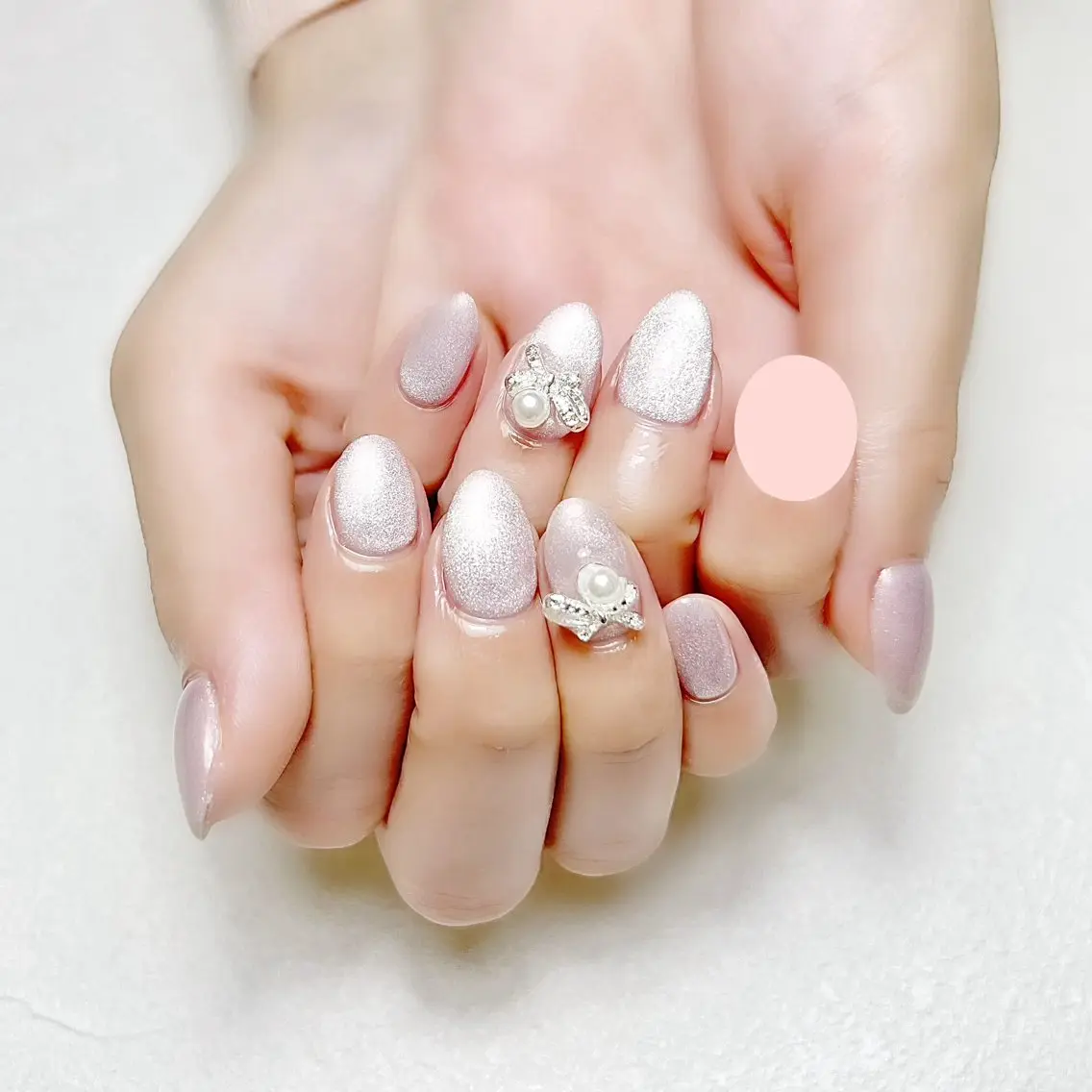 ネイル マグネットネイル オフィスネイル ワンカラーネイル ピンク シンプルネイル rouse nail RISATOのネイルデザイン
