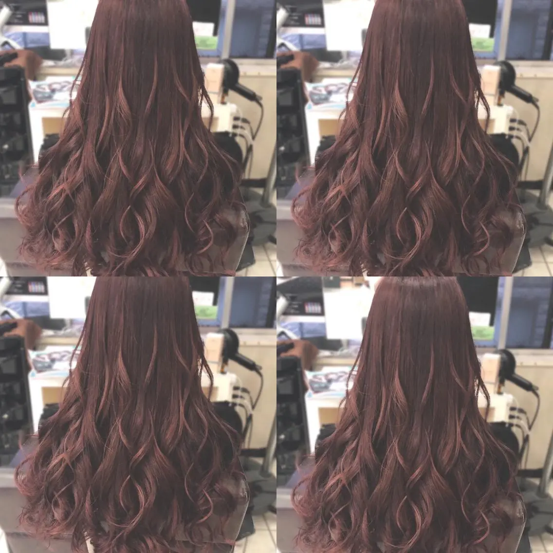 ロング カラー ブラウンカラー ピンクカラー ピンクブラウン 🌷MAYU 🌷のヘアスタイル