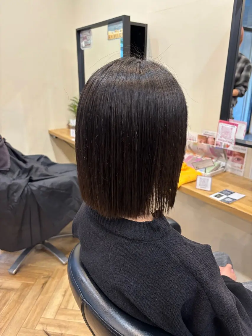 ショート ボブ 鎌取/透明感カラー /ボブ/顔まわりのヘアスタイル