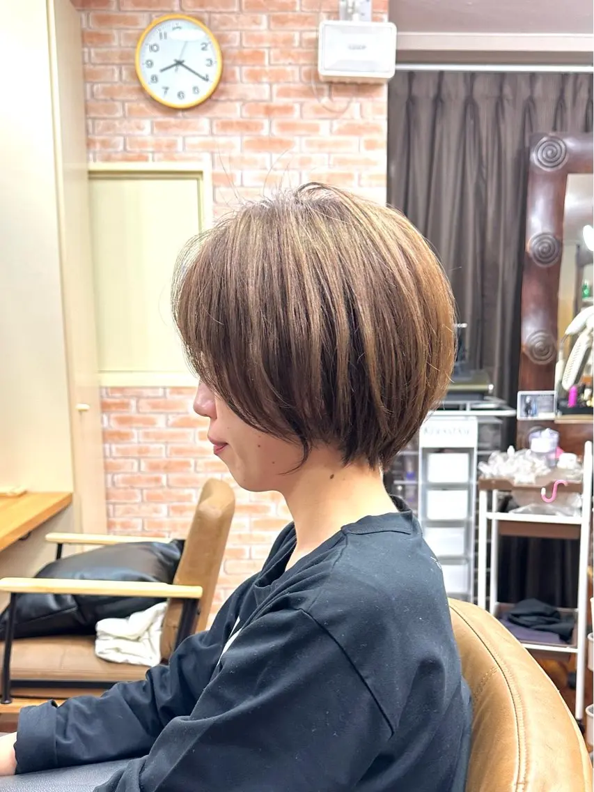 ショート カラー ショートボブ ボブ ショートヘア カット ✨美髪矯正&ショート の小林✨のヘアスタイル