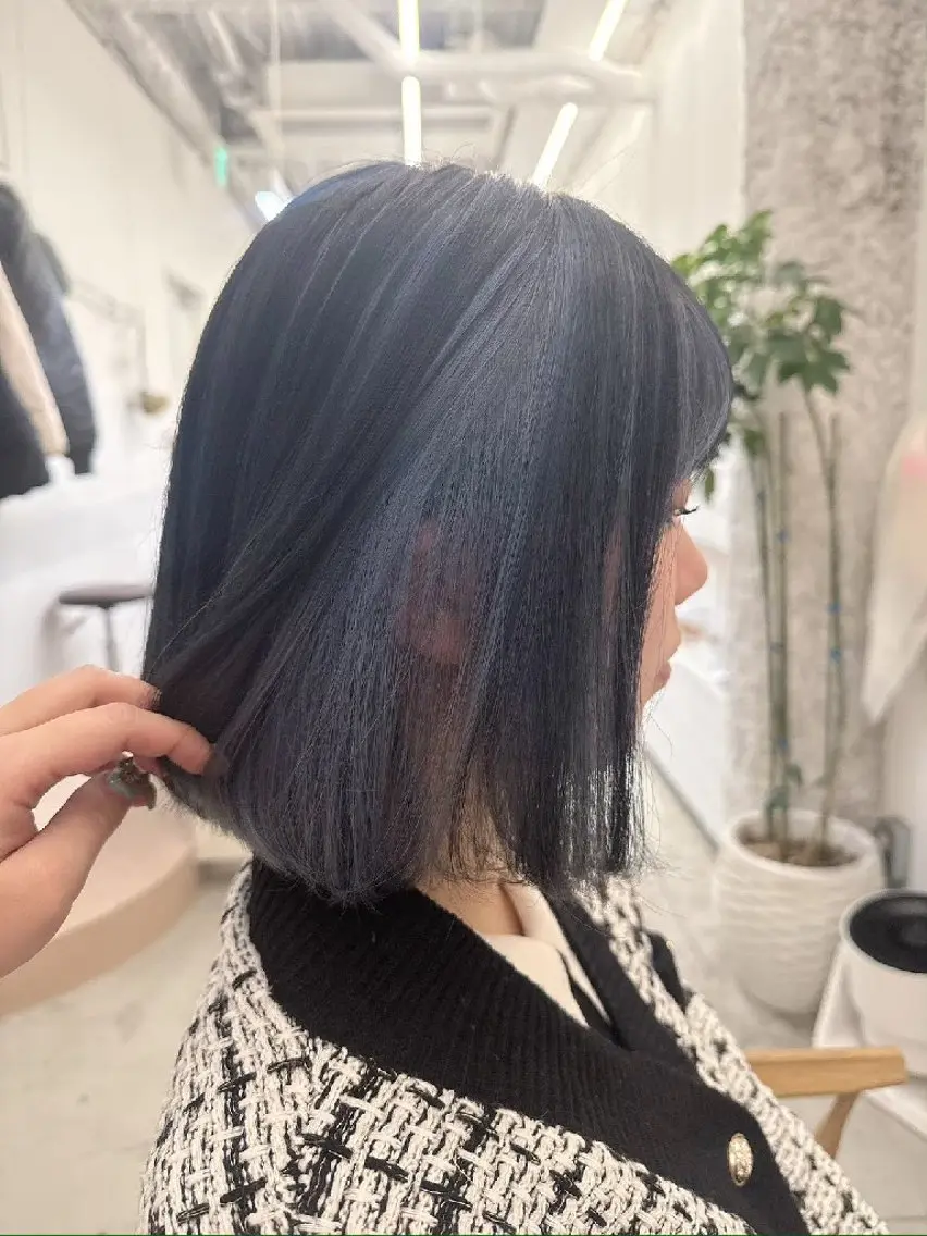 ミディアム ヘアカラー トリートメント 🌸花屋併設🌸石垣 友基のヘアスタイル