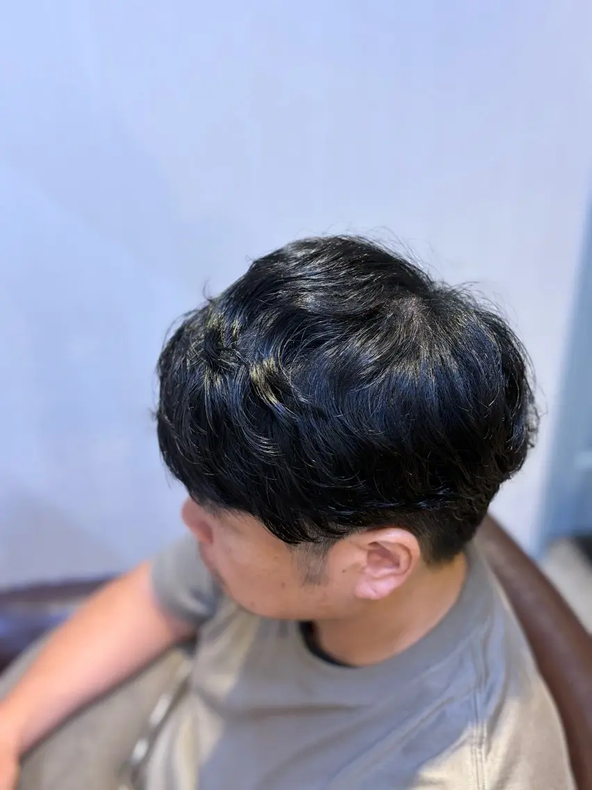 パーマ メンズ メンズパーマ カット パーマ 上川畑 つかさのヘアスタイル