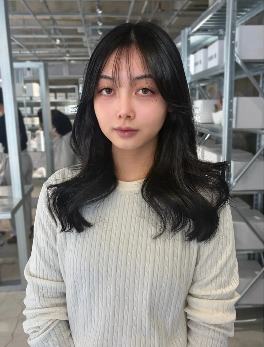 セミロング カラー カット ダブルカラー/レイヤ ーカット 🤍ゆきなのヘアスタイル