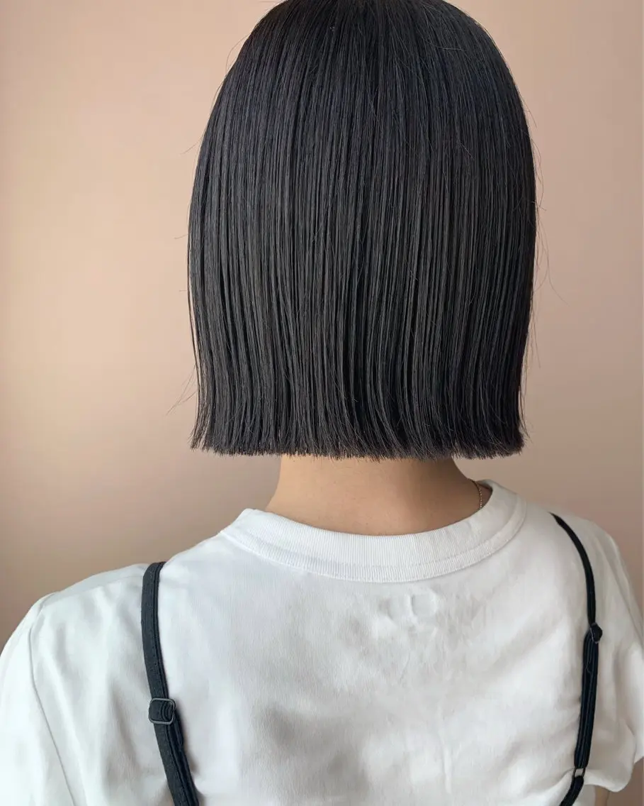 ショート カラー ボブ hubhair レイヤー/透明感のヘアスタイル