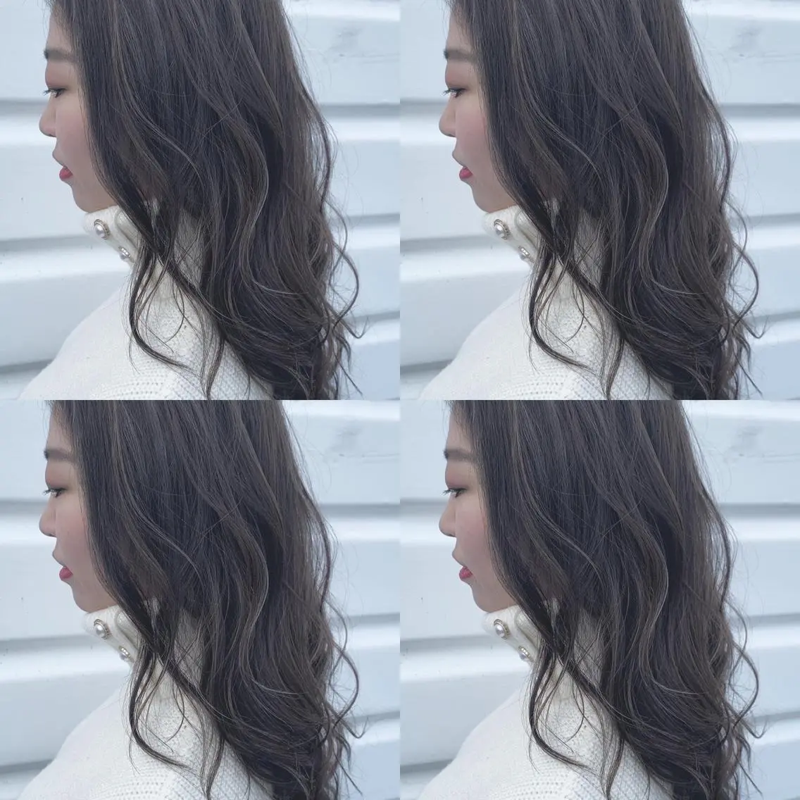 ロング ハイライト ヘアカラー 佐藤 香太のヘアスタイル