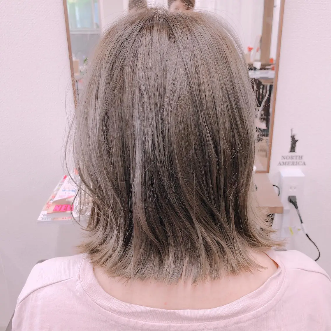 ミディアム カラー 梅澤 由衣のヘアスタイル