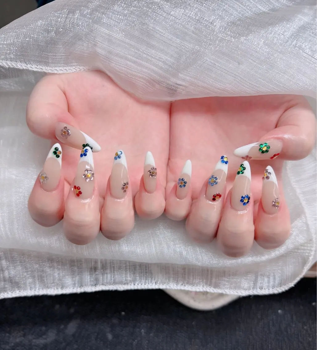 ネイル アートネイル 成人式 ジェルネイル ニュアンスネイル 夏ネイル ハンドネイル neco H.babynailのネイルデザイン