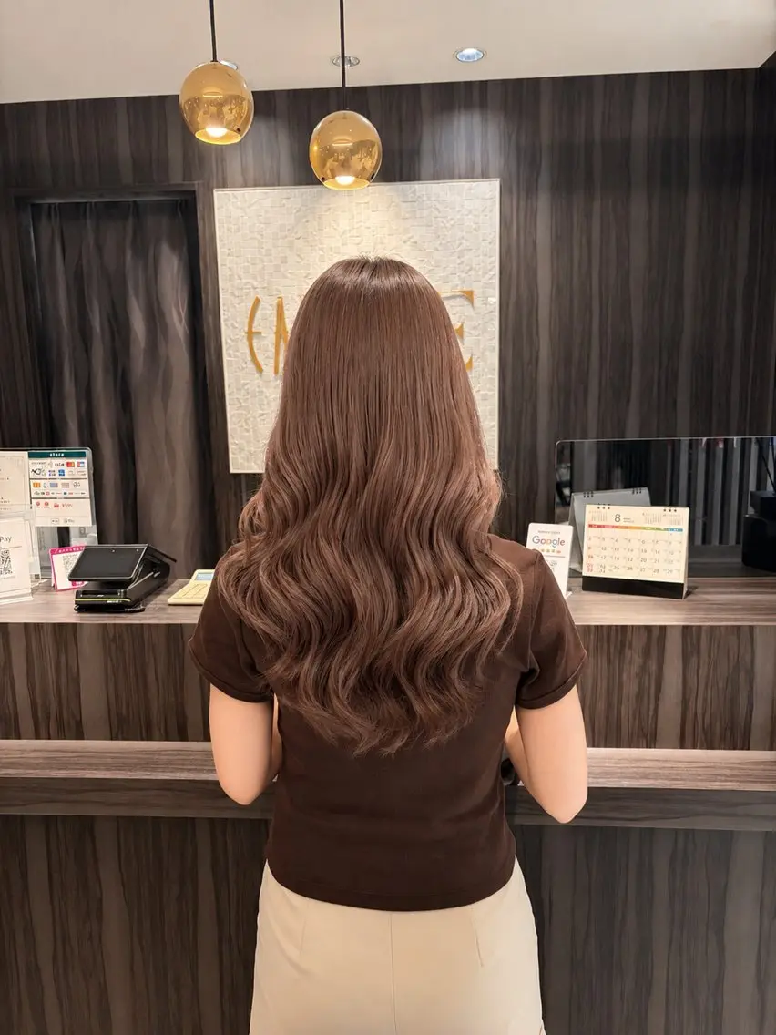 ロング パーマ デジタルパーマ ✨【人生変えるカラー 美容師】✨吉祥寺駅のヘアスタイル
