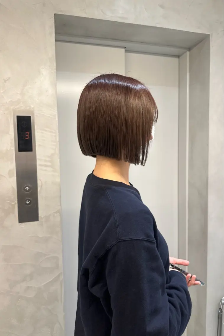 カラー ベージュカラー ヘアカラー 平山 結実のヘアスタイル