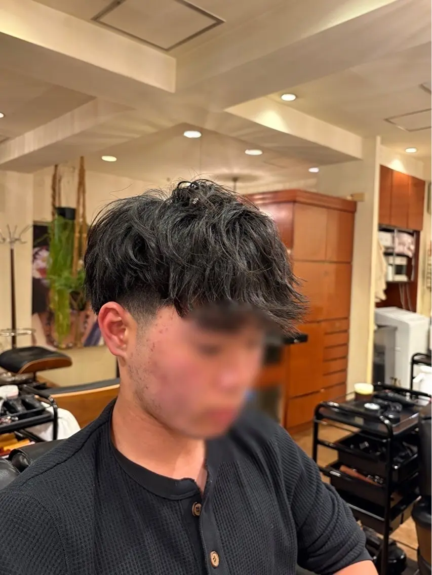 メンズ フェードカット 森田 凜太郎のヘアスタイル