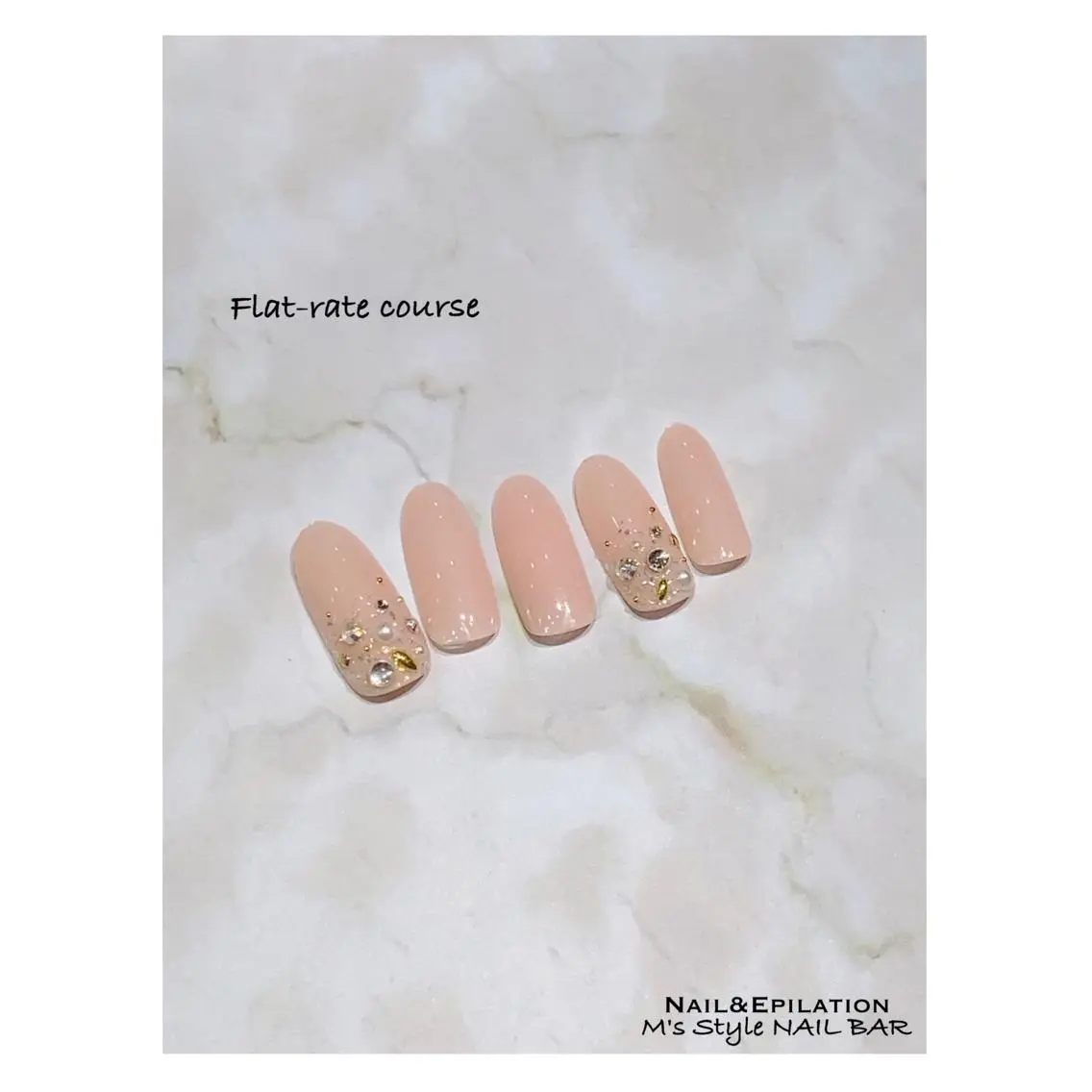 ネイル 成人式 入学式 卒業式 韓国ネイル ロングネイル ハンドネイル M's Style NAIL BARのネイルデザイン