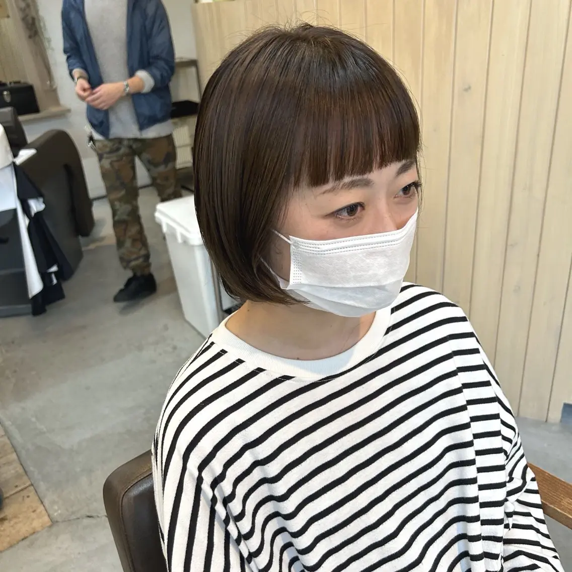 ショート カット ヘアカラー トリートメント 綿貫 美雪のヘアスタイル