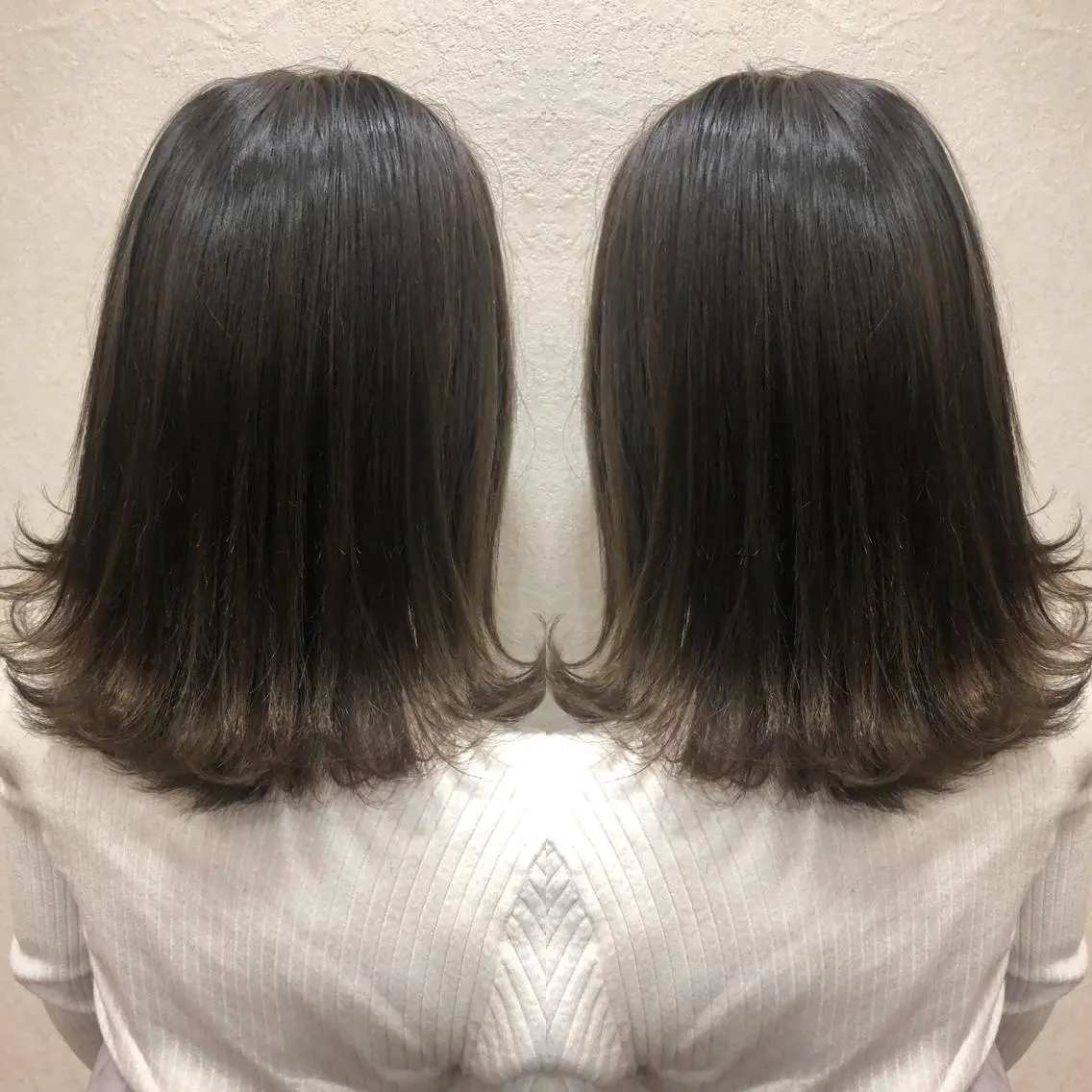 ミディアム カラー ♡美髪•艶髪♡砂川 なつきのヘアスタイル
