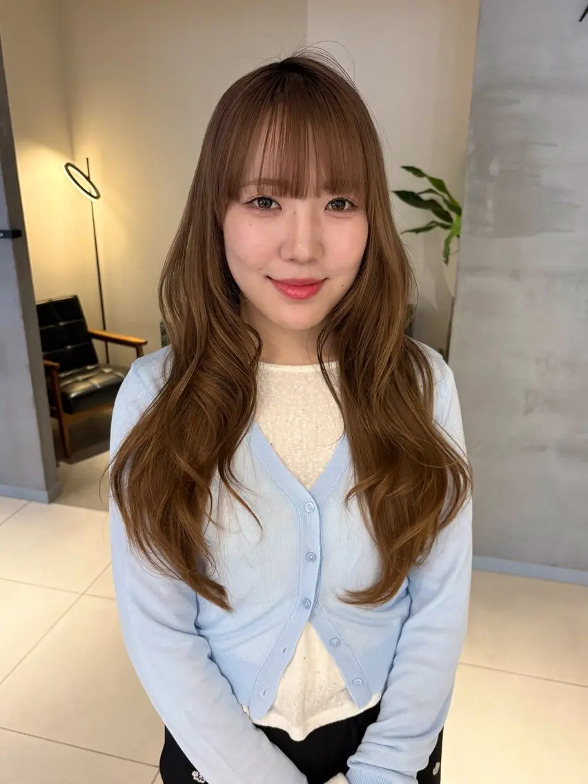 《🎀2回目以降🎀》人気N o.1似合わせカット+髪質改善カラーの写真