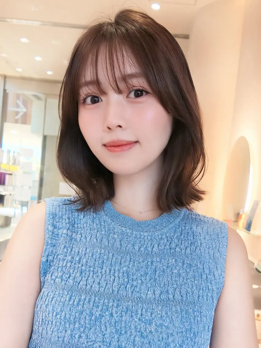 【ミニモ限定10%オフ】カット+透明感カラー🩵の写真
