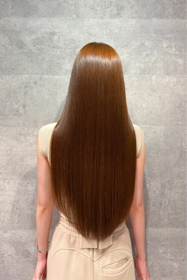 ロング 髪質改善 ヘアカラー FOX 新菜のヘアスタイル