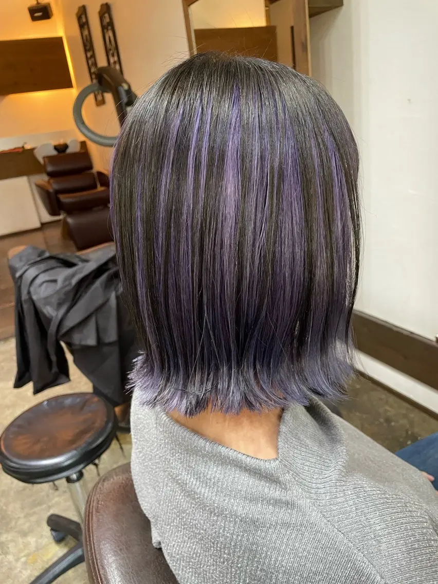 カラー Joliefille 高石店　かすみのヘアスタイル