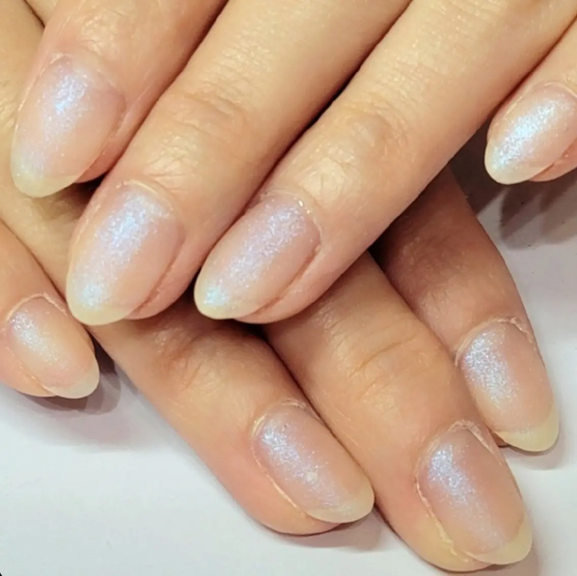 ネイル ブルー クリアネイル マットネイル ハンドネイル よしだ ひろきのネイルデザイン