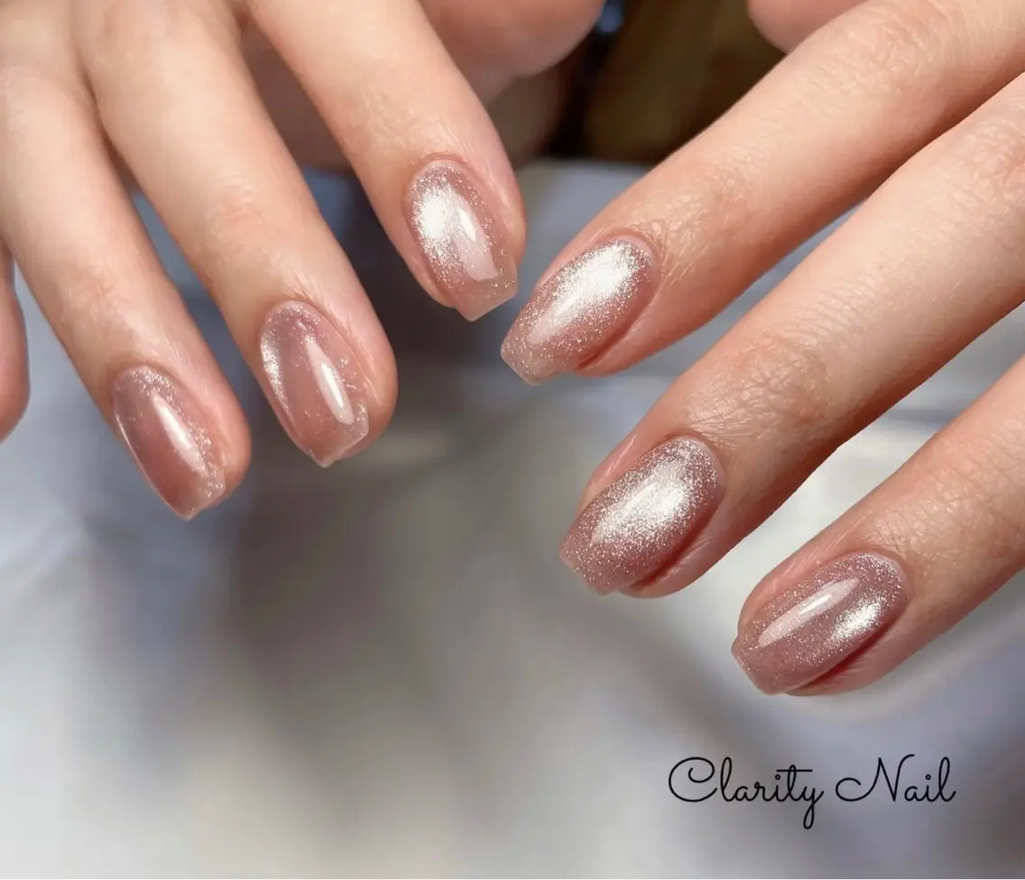 ネイル マグネットネイル ワンカラーネイル ハンドネイル Clarity Nailのネイルデザイン